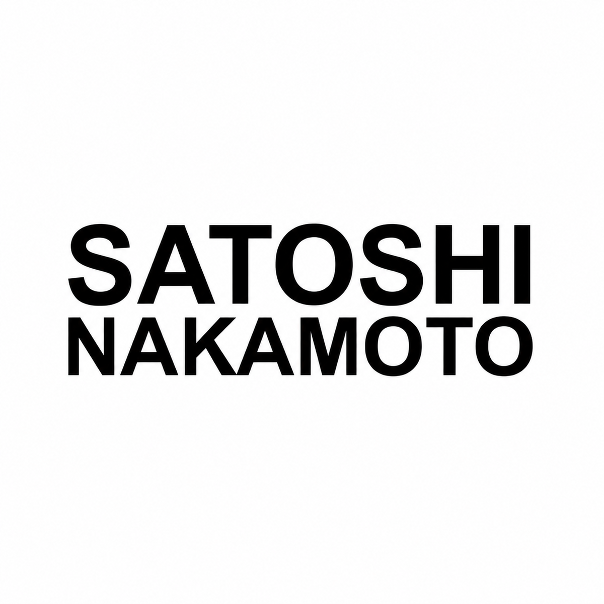 Satoshi Nakamoto
