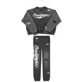 Roughplay Grey White Crewneck Set