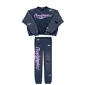 Roughplay Navy Purple Crewneck Set