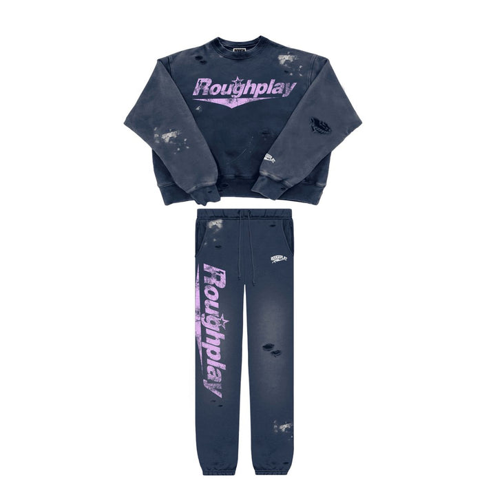 Roughplay Navy Purple Crewneck Set