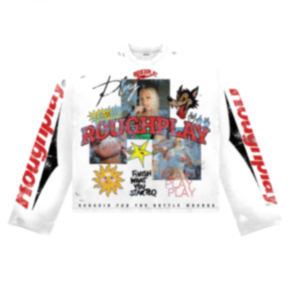 Roughplay "Finish What Started" White Long Sleeve