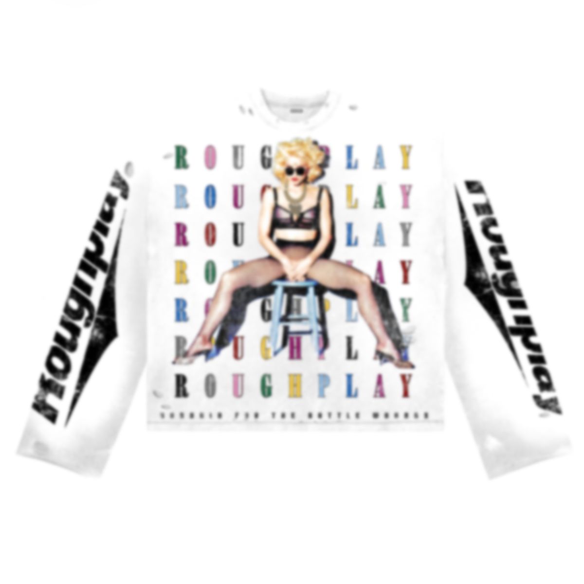 Roughplay "Madonna" White Tee Long Sleeve