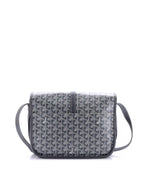 Goyard Grey MM Belvedere Messenger Bag Coated Canvas Pre-Owned