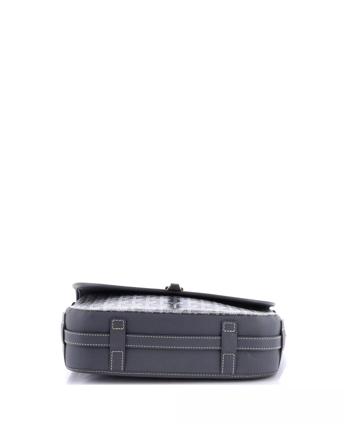 Goyard Grey MM Belvedere Messenger Bag Coated Canvas Pre-Owned