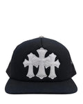 Chrome Hearts Cemetery Cross Patch Hat Black Pre-owed