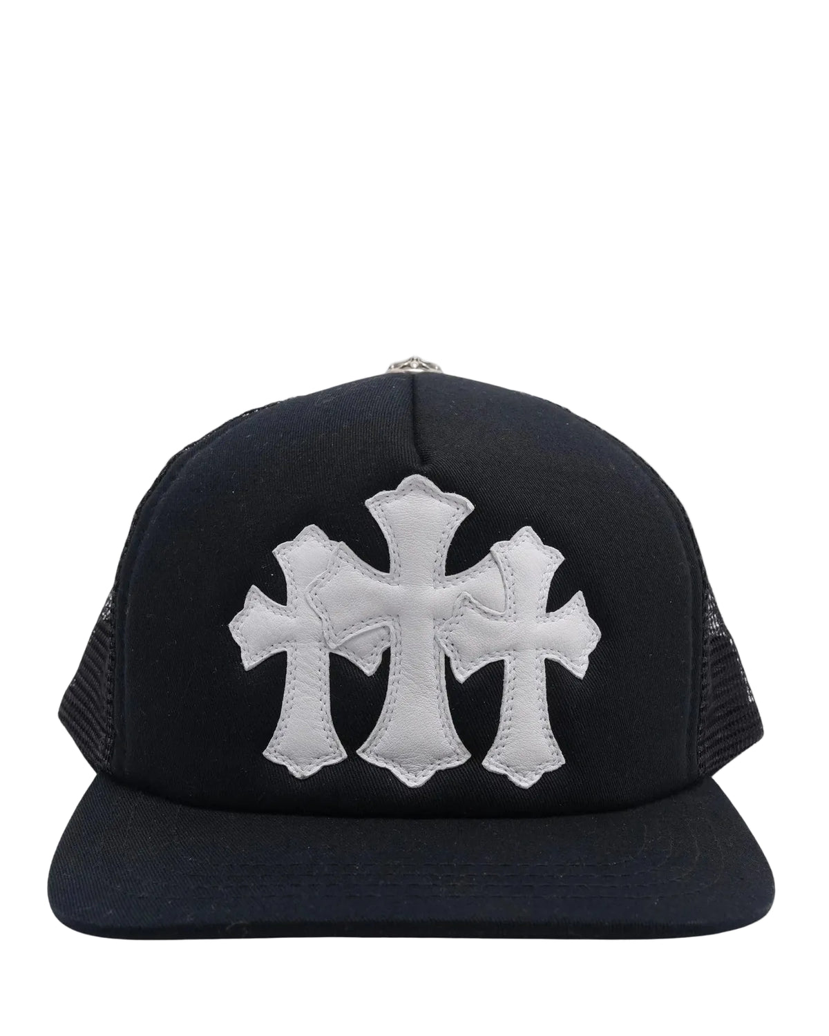 Chrome Hearts Cemetery Cross Patch Hat Black Pre-owed