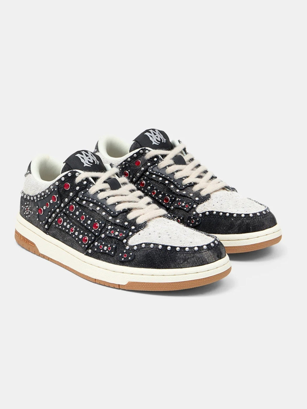 Amiri Stud Skel Low Black