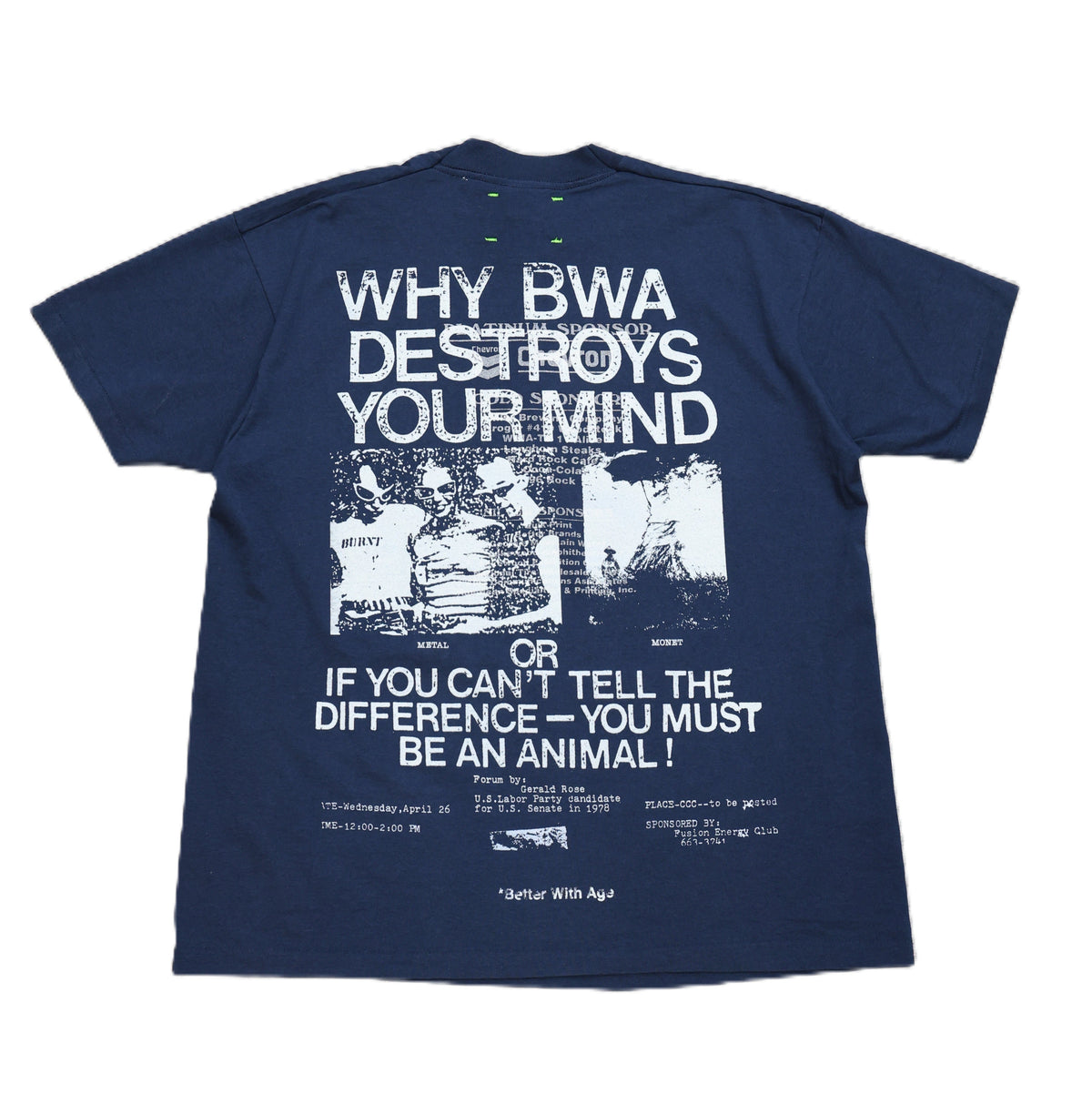 Better With Age Monet Tee Assorted Navy