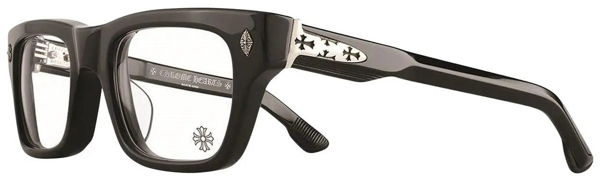Chrome Hearts Glasses Crypdic Black Clear Preowned