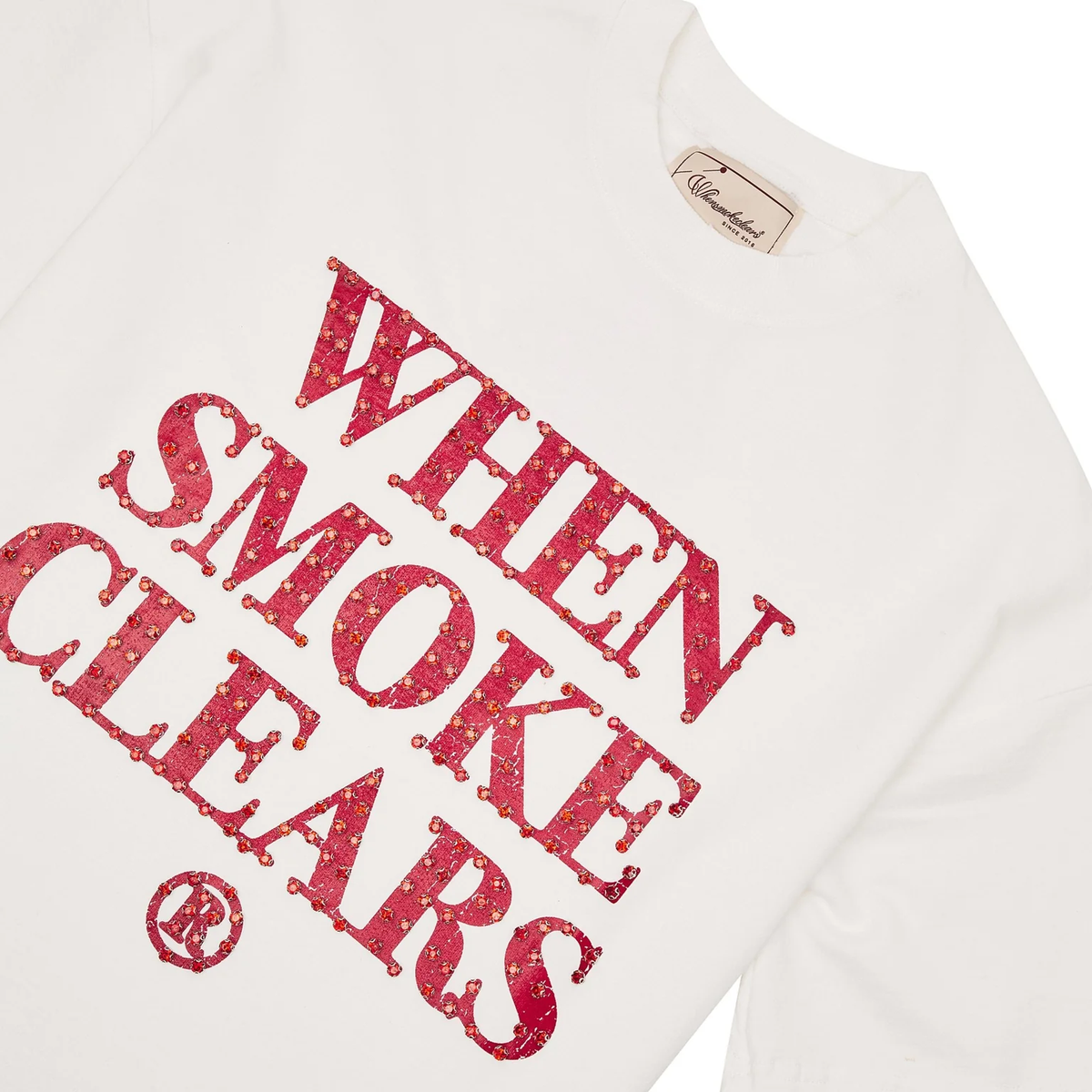 WSC Tee Diamond Bone White Red