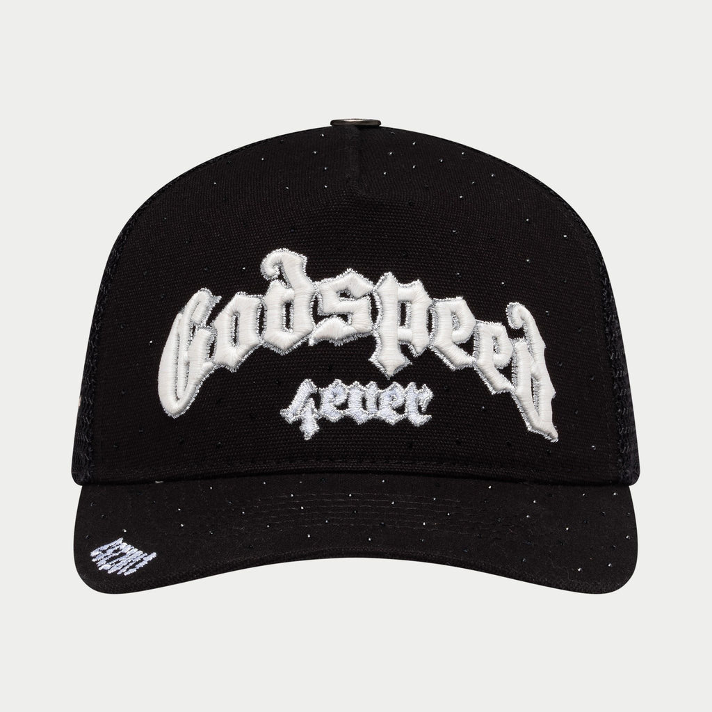 Godspeed Hat Black White VVS Gs Forever Trucker