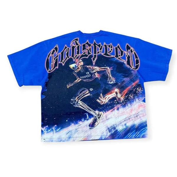 Godspeed Tee Run Club Blue
