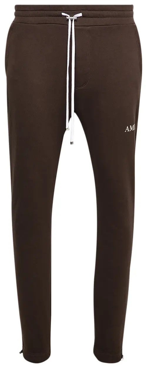 Amiri Sweatpants Puff Logo Brown