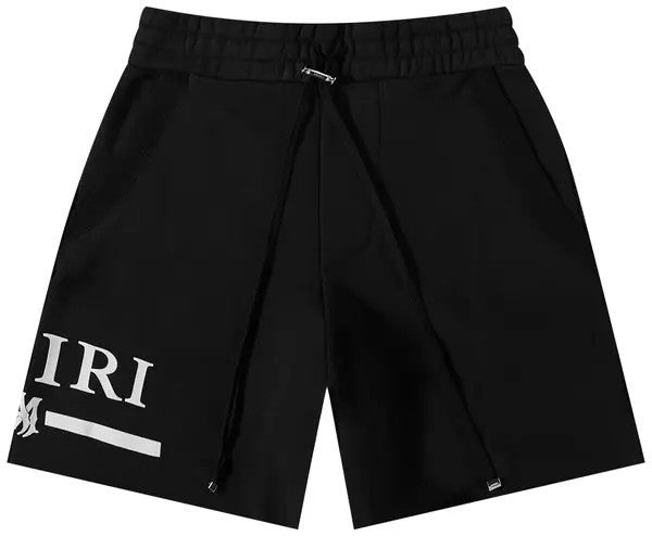 Amiri MA Sweat Shorts Bar Logo Black