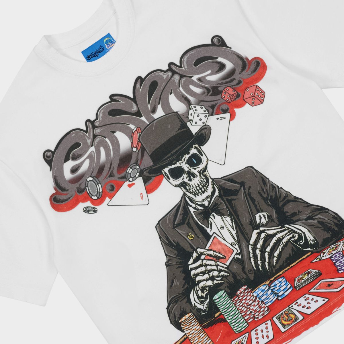 Godspeed Tee High Stakes NG White