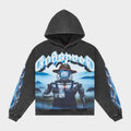 Godspeed Aura Farm Black Blue Hoodie