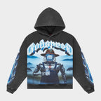 Godspeed Aura Farm Black Blue Hoodie