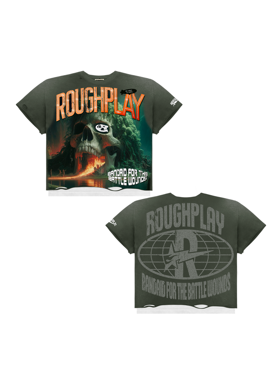 Roughplay Tee Island Olive Orange
