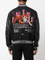 Amiri Varsity Jacket Black Tiger