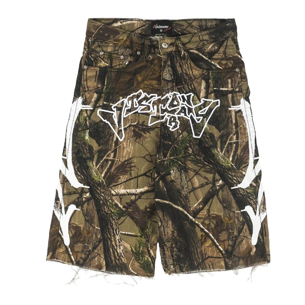 Visionary Club Shorts CAMO “GRAFFITI BLITZ” LONG STRAIGHT
