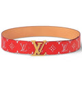 Louis Vuitton LV Initiales Red White Reversible