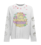 Triple Sevens Tee White Lucky Longsleeve