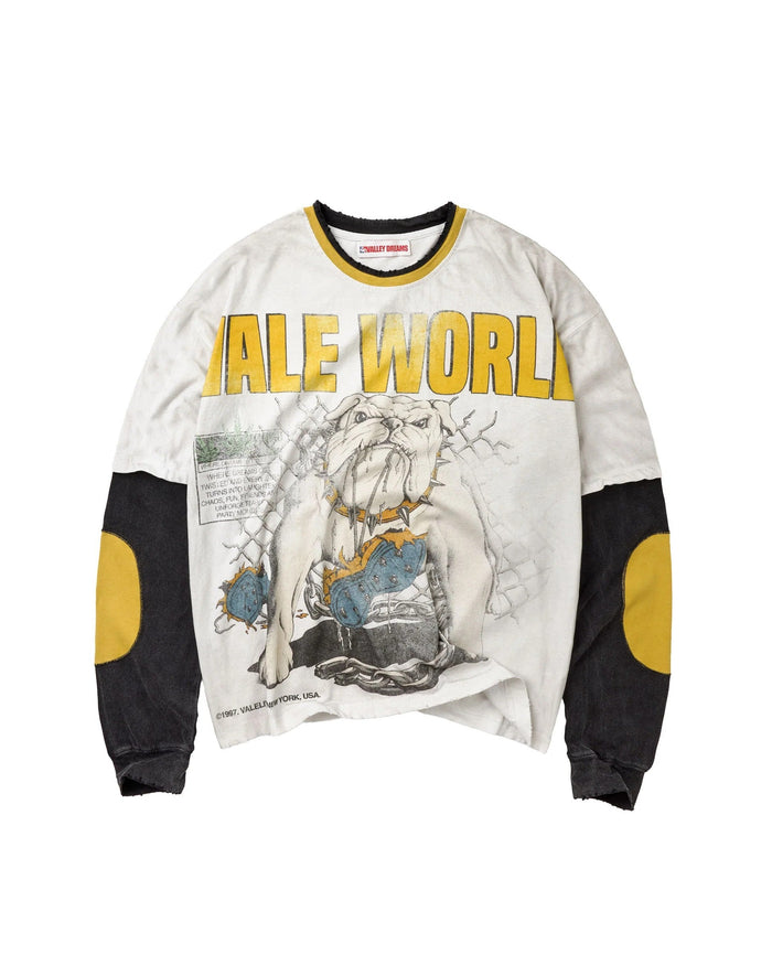 Vale Forever Tee DOGYARD LAYERED LONGSLEEVE White