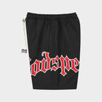 Godspeed OG Logo Nylon Shorts Bred