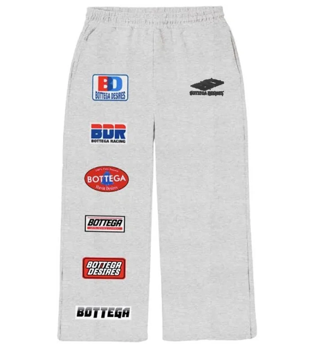 Bottega Desires Sweatpants Grey Patches