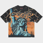 Godspeed Tee Orange Voltage Boom