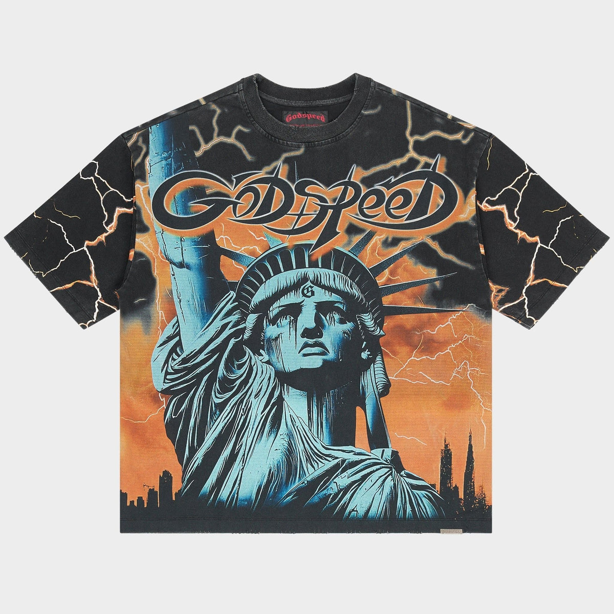 Godspeed Tee Orange Voltage Boom