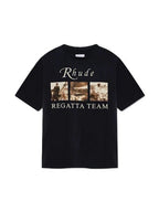 Rhude Tee USVI REGATTA TOUR Vintage Black