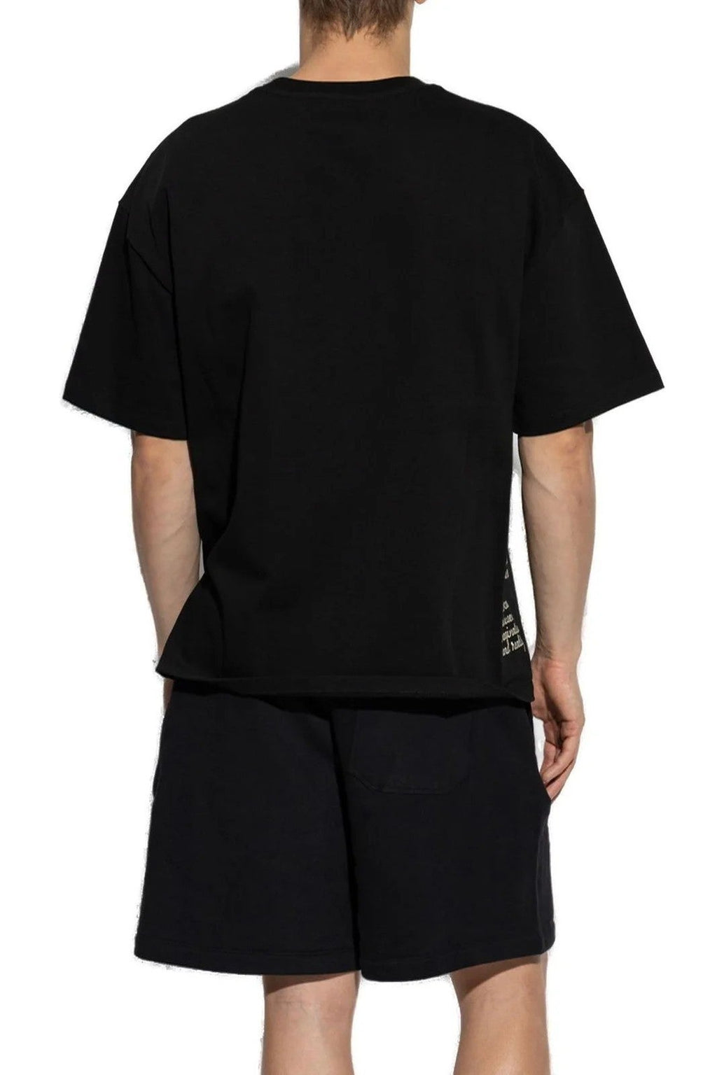 Amiri Tee Black Varsity Patch Oversized