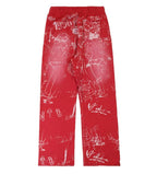 Vertabrae Sweatpants Red Silo Sketch