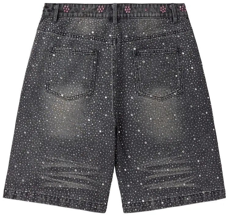 Vale Forever Shorts Iced Out Dreams Black Pink