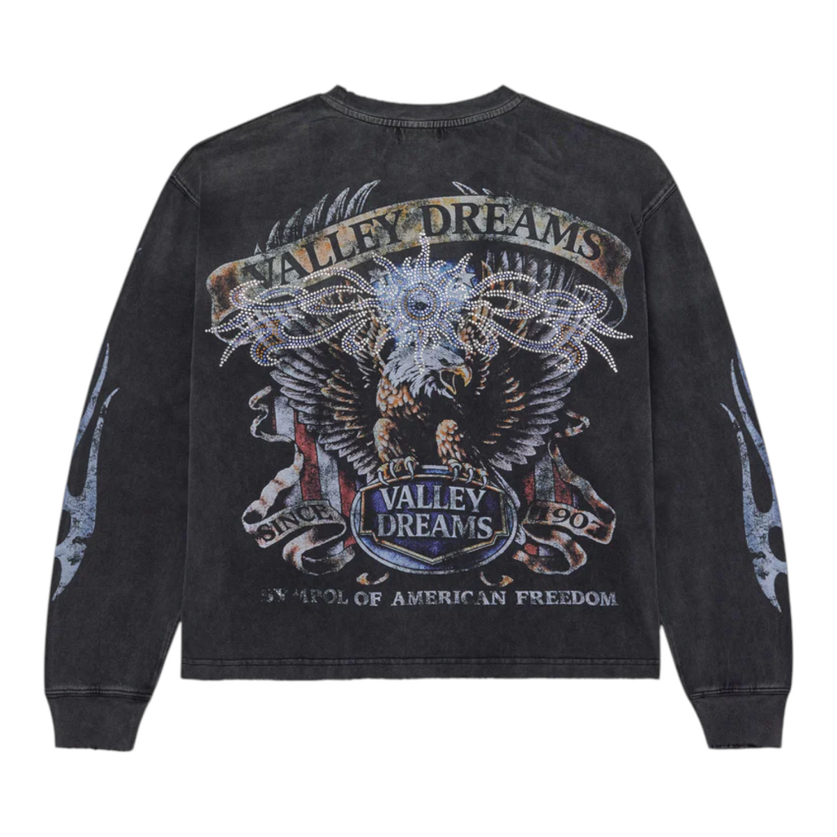 Vale Forever Valley Bling LS Black Wash