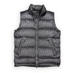Dior Puffer Vest Grey Oblique Preowned