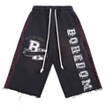 Boredom Kills Shorts Collegiate Faded Black