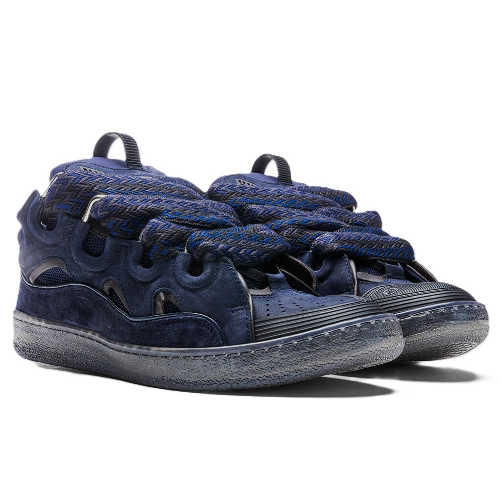 Lanvin Curb Sneakers Navy Blue