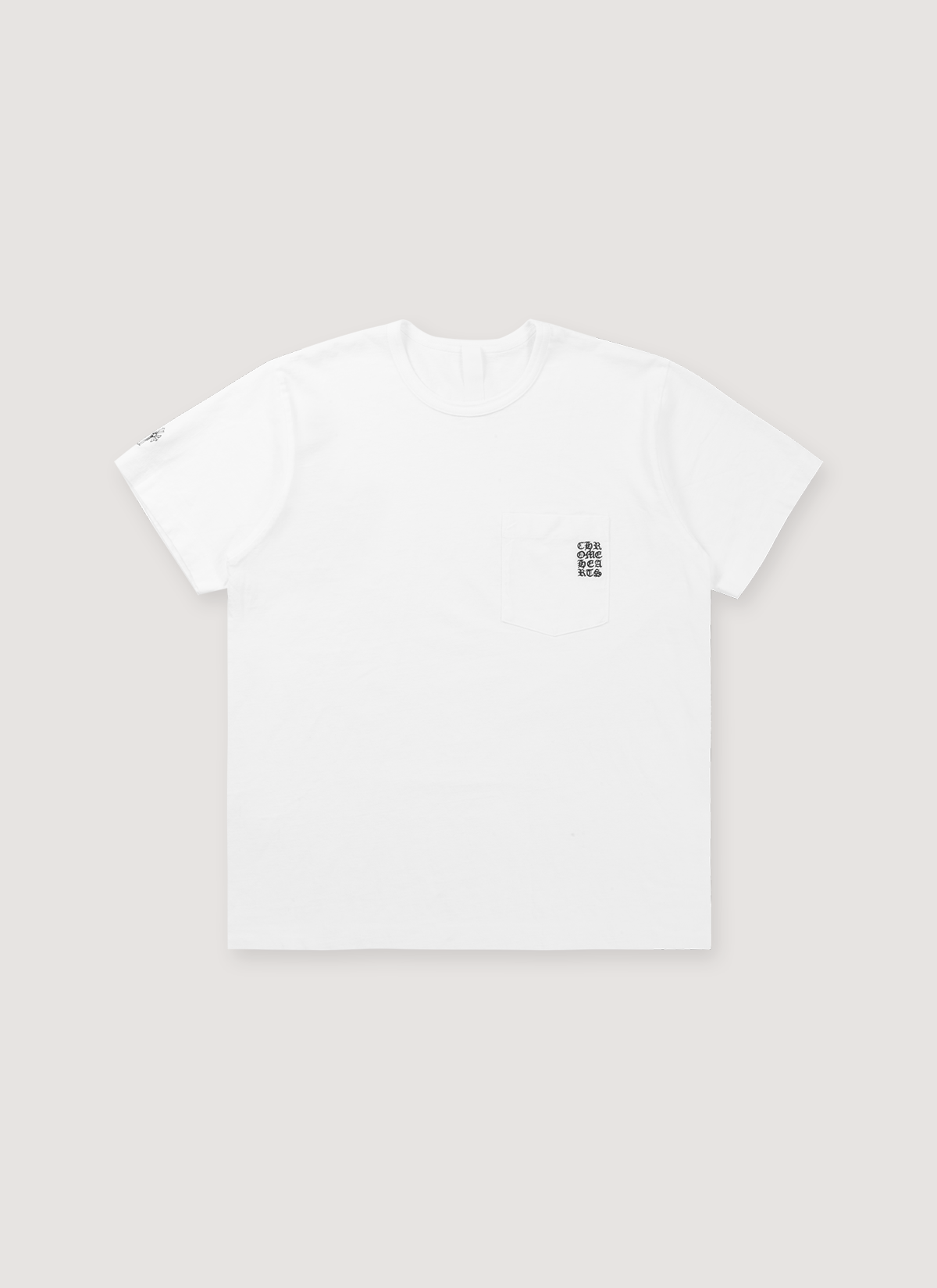Chrome Hearts Tee Eye Chart Embroidered Pocket White