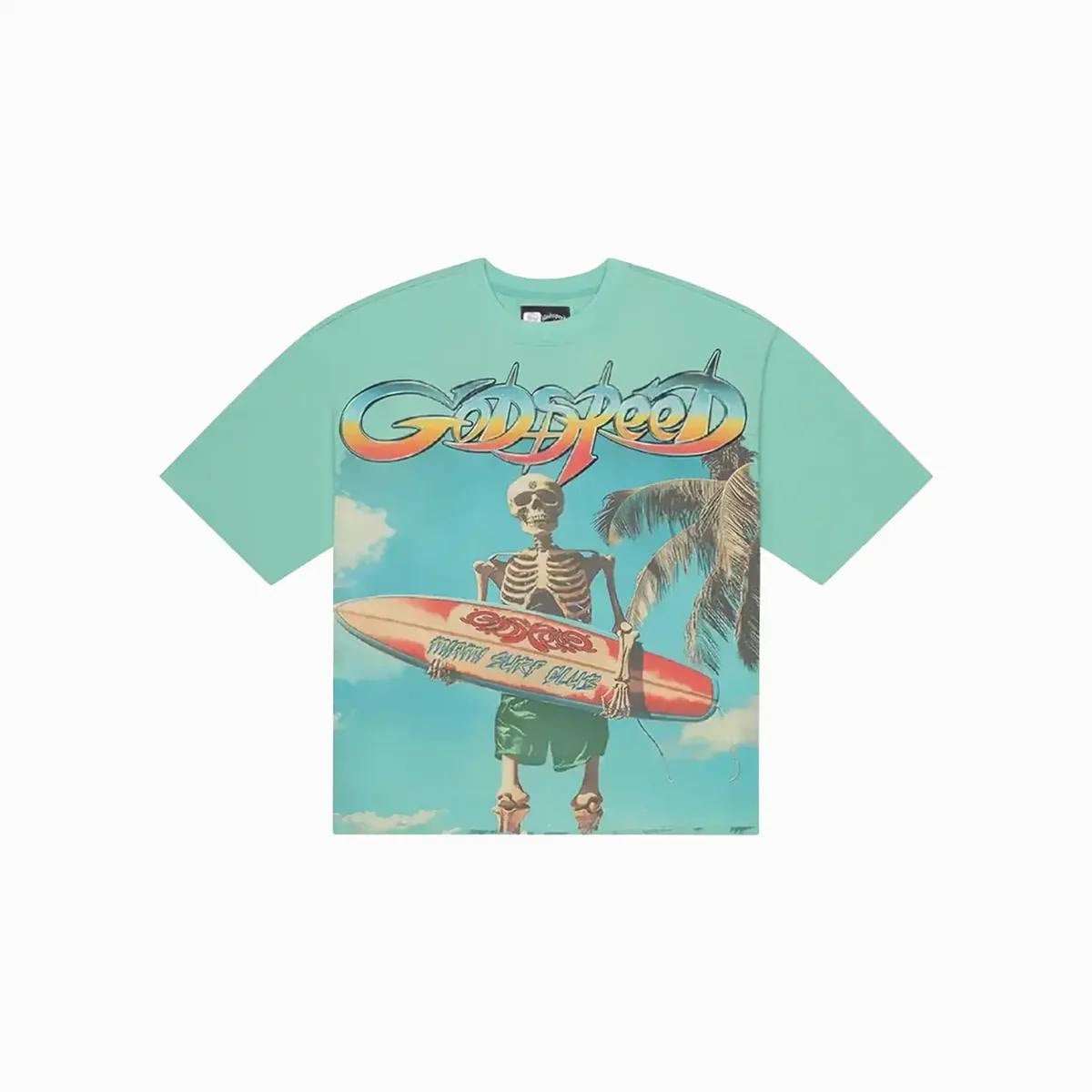 Godspeed Tee Miami Surf Club Teal