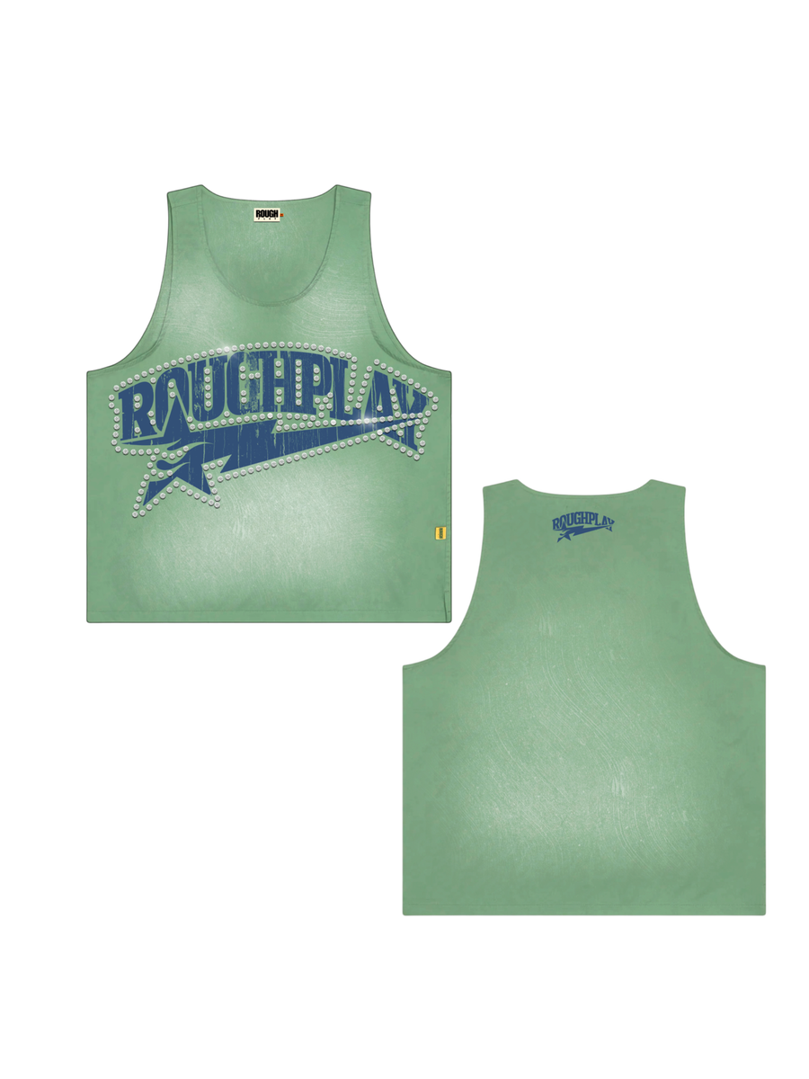 Roughplay Tee Tank Logo Green