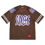 Supreme Brown Reflective Football Jersey