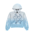Visionary Club Hoodie Blue OVERSIZED ZIP UP