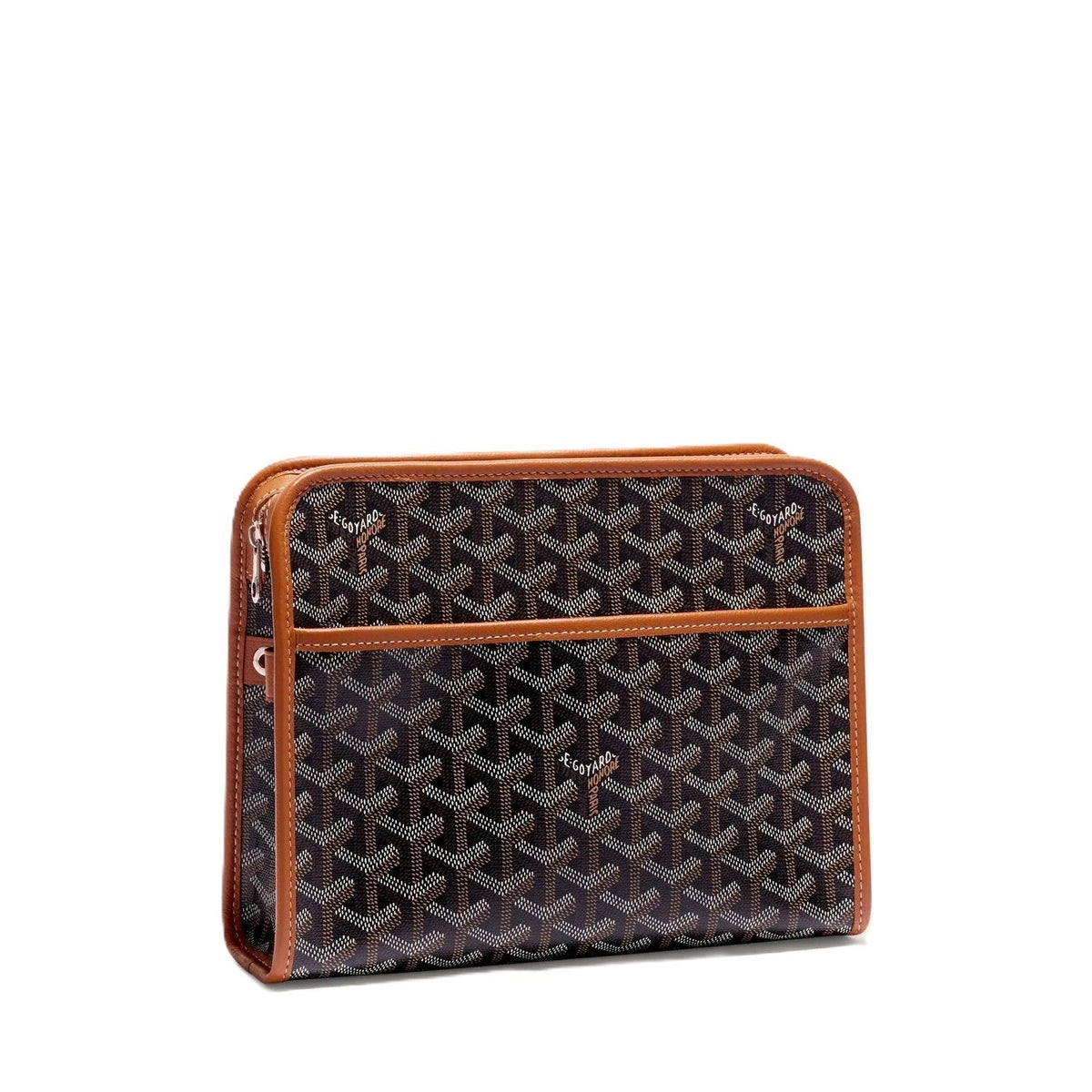 Goyard Jouvence MM Toiletry Bag Black & Tan Preowned