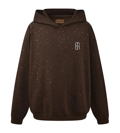 Birth Of Royal Child Hoodie Brown 20k Swarovski