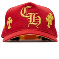 Chrome Hearts Cross Patch Red Yellow Baseball Cap