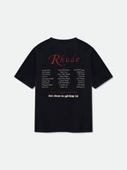 Rhude Tee USVI REGATTA TOUR Vintage Black