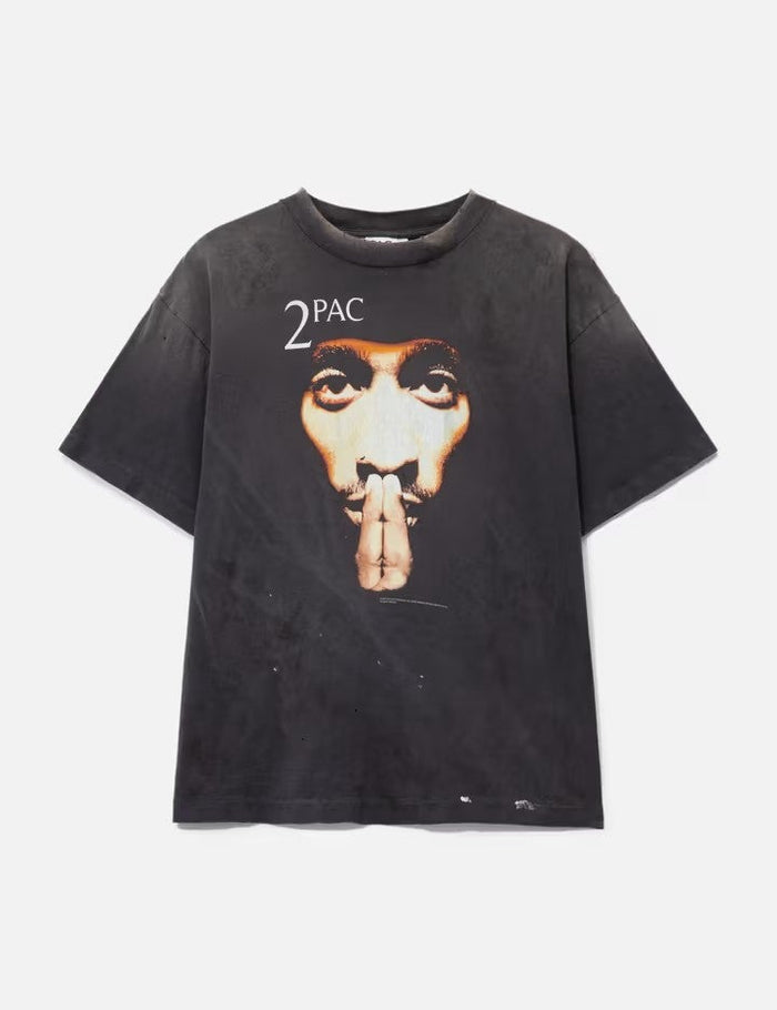 Saint Michael Tee Black 2PAC