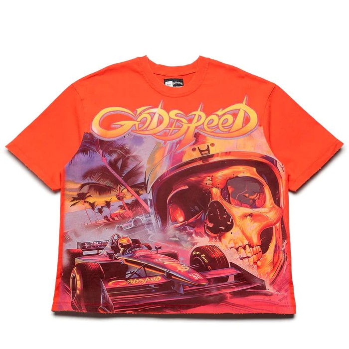 Godspeed Tee F1 Dreams Solar Red